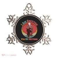I Am Smitten For My Mittens Funny Bernie Sanders Meme Ornament thumb 0