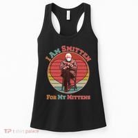 I Am Smitten For My Mittens Funny Bernie Sanders Meme Women's Tank Top thumb 0