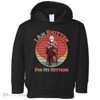 I Am Smitten For My Mittens Funny Bernie Sanders Meme Toddler Hoodie thumb 0