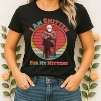 I Am Smitten For My Mittens Funny Bernie Sanders Meme Women's T-Shirt thumb 2