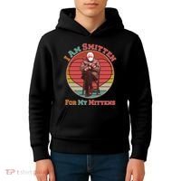 I Am Smitten For My Mittens Funny Bernie Sanders Meme Kids Hoodie thumb 4