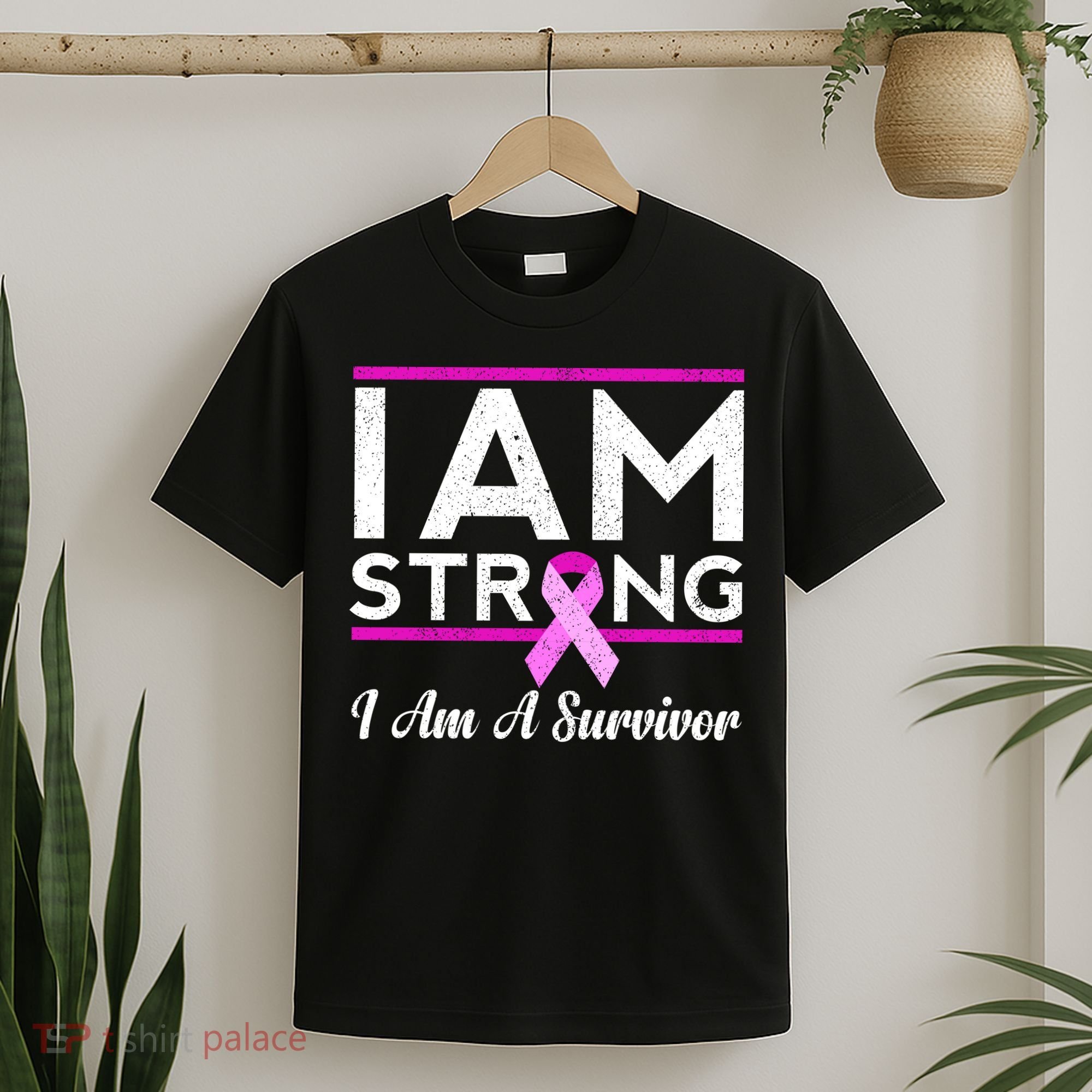I Am Strong Breast Cancer Survivor T-Shirt