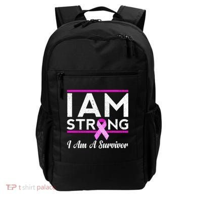 I Am Strong Breast Cancer Survivor Backpack