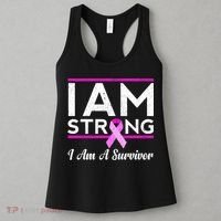 I Am Strong Breast Cancer Survivor Women's Tank Top thumb 3