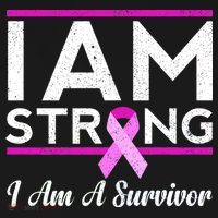I Am Strong Breast Cancer Survivor Kids Sweatshirt thumb 2
