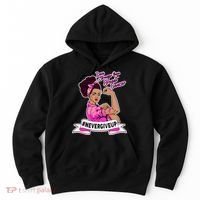 I Am Stronger than Breast Cancer NeverGiveUp Hoodie thumb 0