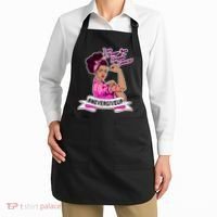 I Am Stronger than Breast Cancer NeverGiveUp Apron thumb 2