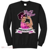 I Am Stronger than Breast Cancer NeverGiveUp Sweatshirt thumb 0