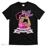 I Am Stronger than Breast Cancer NeverGiveUp T-Shirt thumb 0