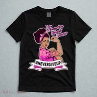 I Am Stronger than Breast Cancer NeverGiveUp T-Shirt thumb 5