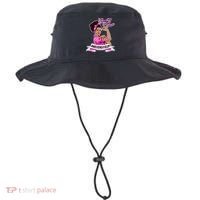 I Am Stronger than Breast Cancer NeverGiveUp Bucket Hat thumb 0