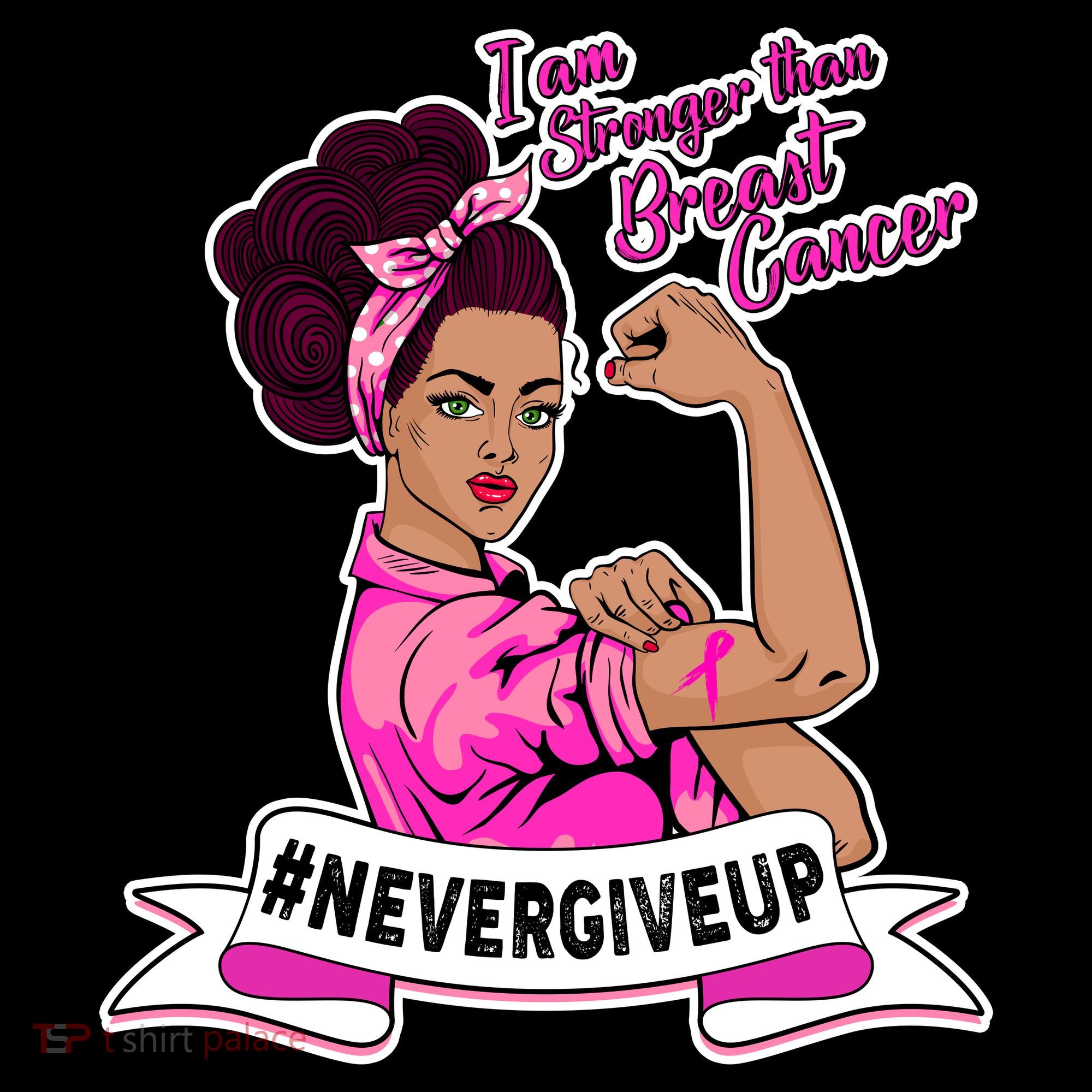 I Am Stronger than Breast Cancer NeverGiveUp Coffee Mug