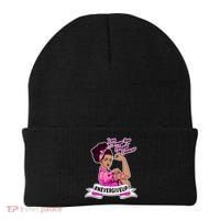 I Am Stronger than Breast Cancer NeverGiveUp Beanie thumb 0
