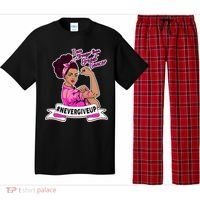I Am Stronger than Breast Cancer NeverGiveUp Pajama Set thumb 0
