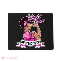 I Am Stronger than Breast Cancer NeverGiveUp Mousepad thumb 0