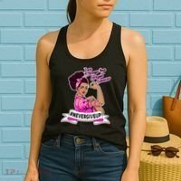 I Am Stronger than Breast Cancer NeverGiveUp Women's Tank Top thumb 2