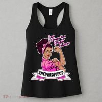 I Am Stronger than Breast Cancer NeverGiveUp Women's Tank Top thumb 3