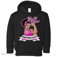 I Am Stronger than Breast Cancer NeverGiveUp Toddler Hoodie thumb 0