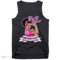 I Am Stronger than Breast Cancer NeverGiveUp Tank Top thumb 0