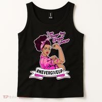 I Am Stronger than Breast Cancer NeverGiveUp Tank Top thumb 2