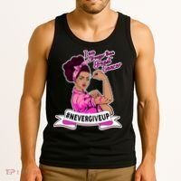 I Am Stronger than Breast Cancer NeverGiveUp Tank Top thumb 3