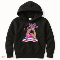 I Am Stronger than Breast Cancer NeverGiveUp Kids Hoodie thumb 0
