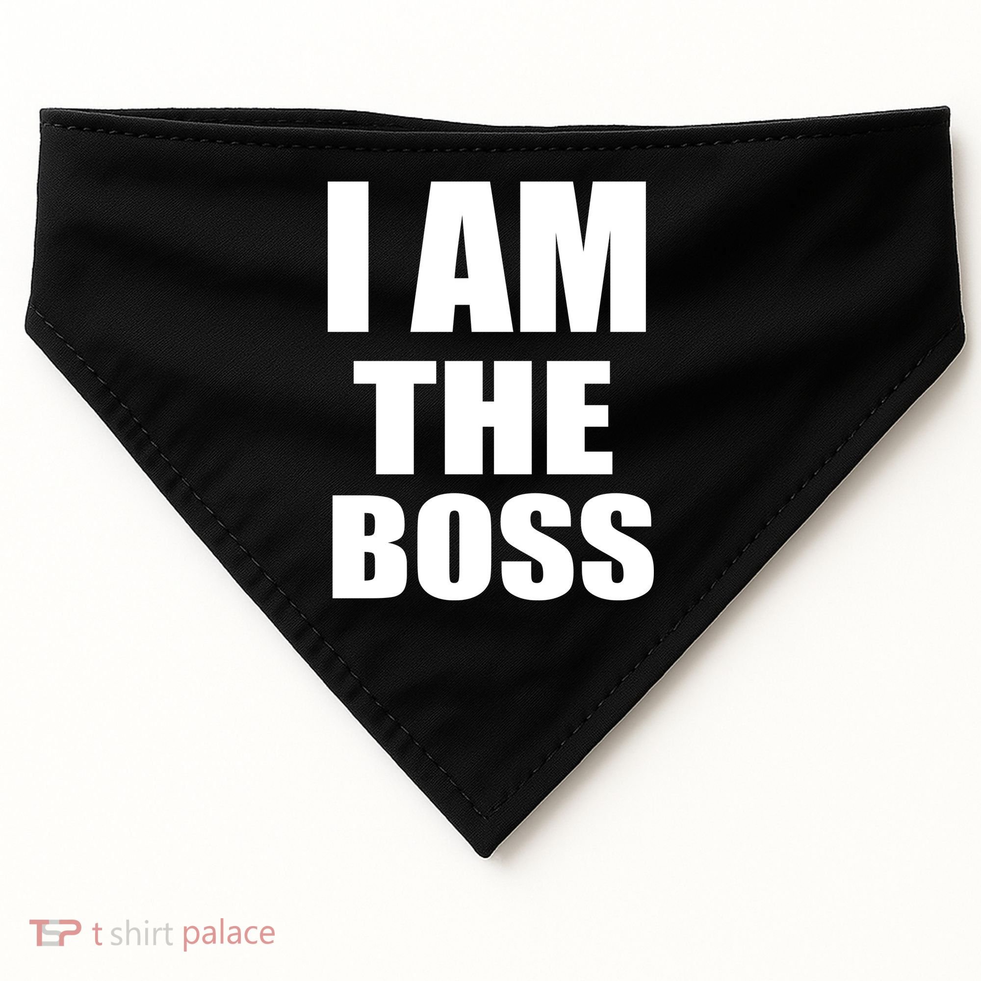 I Am The Boss USA-Made Doggie Bandana