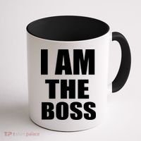 I Am The Boss Coffee Mug thumb 1