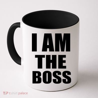 I Am The Boss Coffee Mug