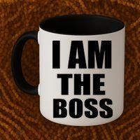 I Am The Boss Coffee Mug thumb 2