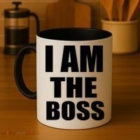 I Am The Boss Coffee Mug thumb 4