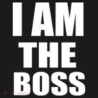 I Am The Boss Mousepad thumb 1