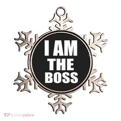 I Am The Boss Ornament