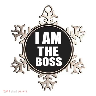 I Am The Boss Ornament