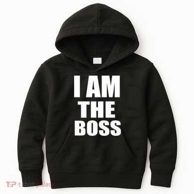 I Am The Boss Kids Hoodie