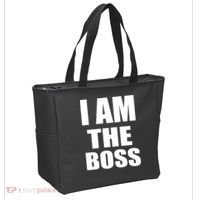 I Am The Boss Tote Bag thumb 2