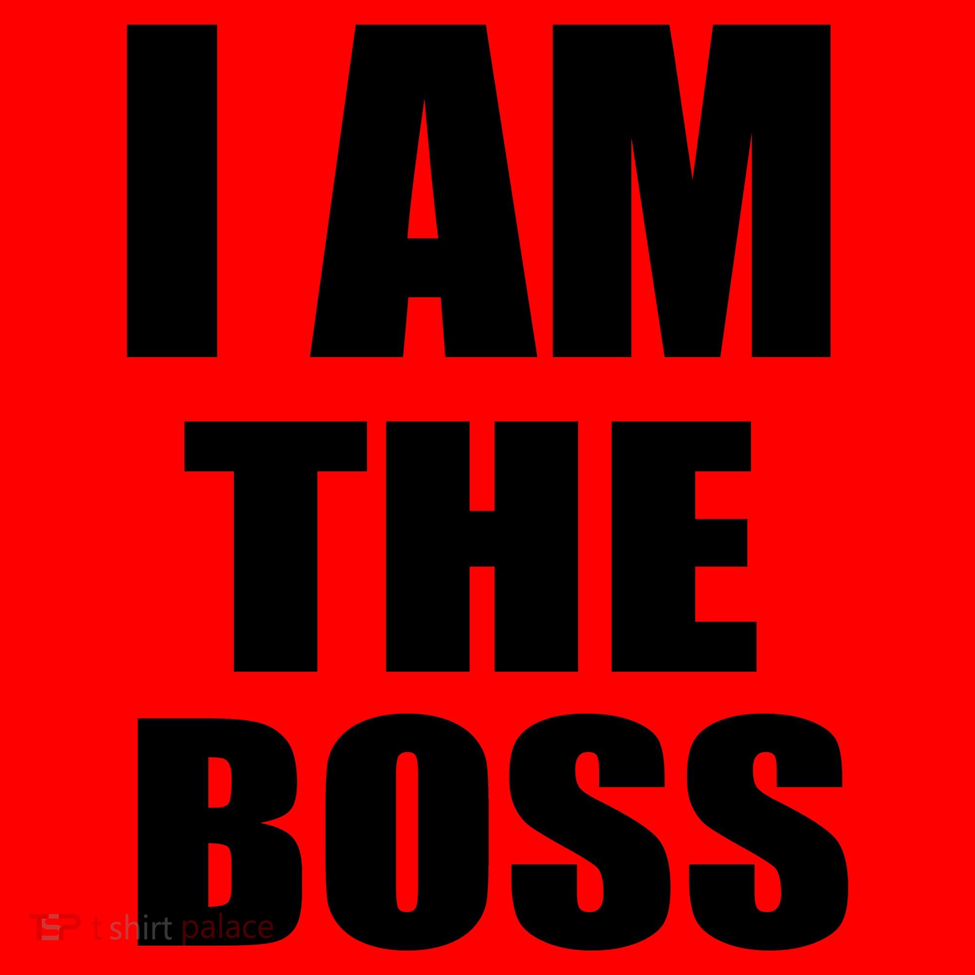 I Am The Boss Santa Hat