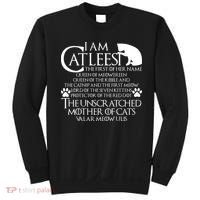 I Am The Catleesi Mother Of Cats Sweatshirt thumb 0