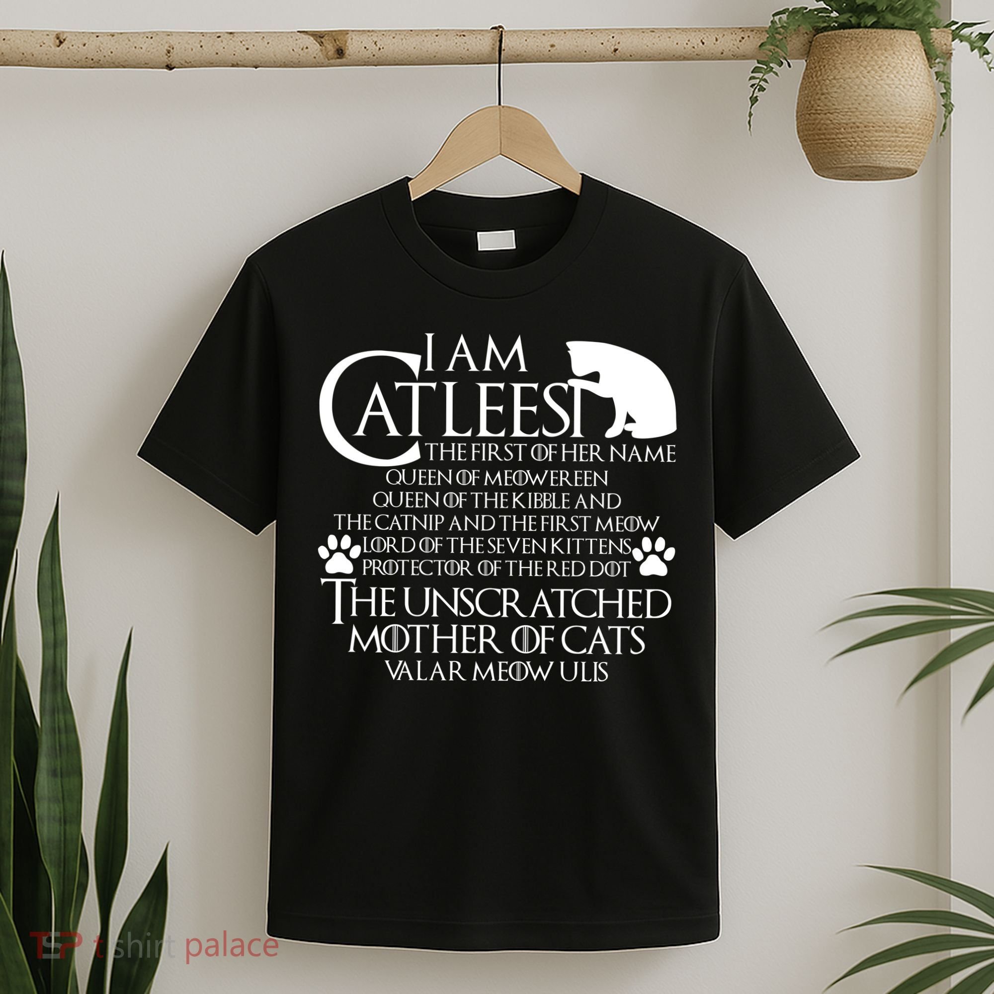 I Am The Catleesi Mother Of Cats T-Shirt