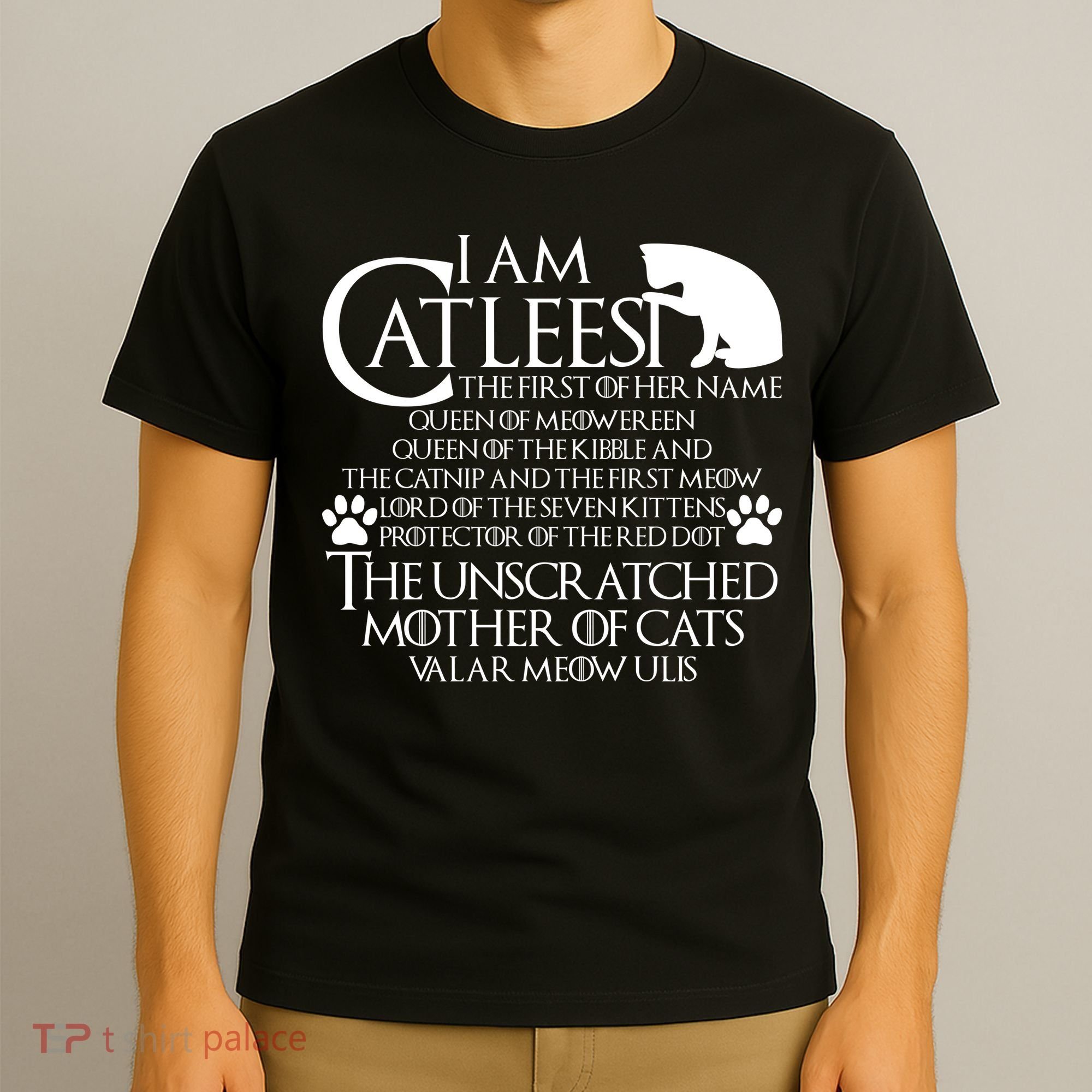 I Am The Catleesi Mother Of Cats T-Shirt