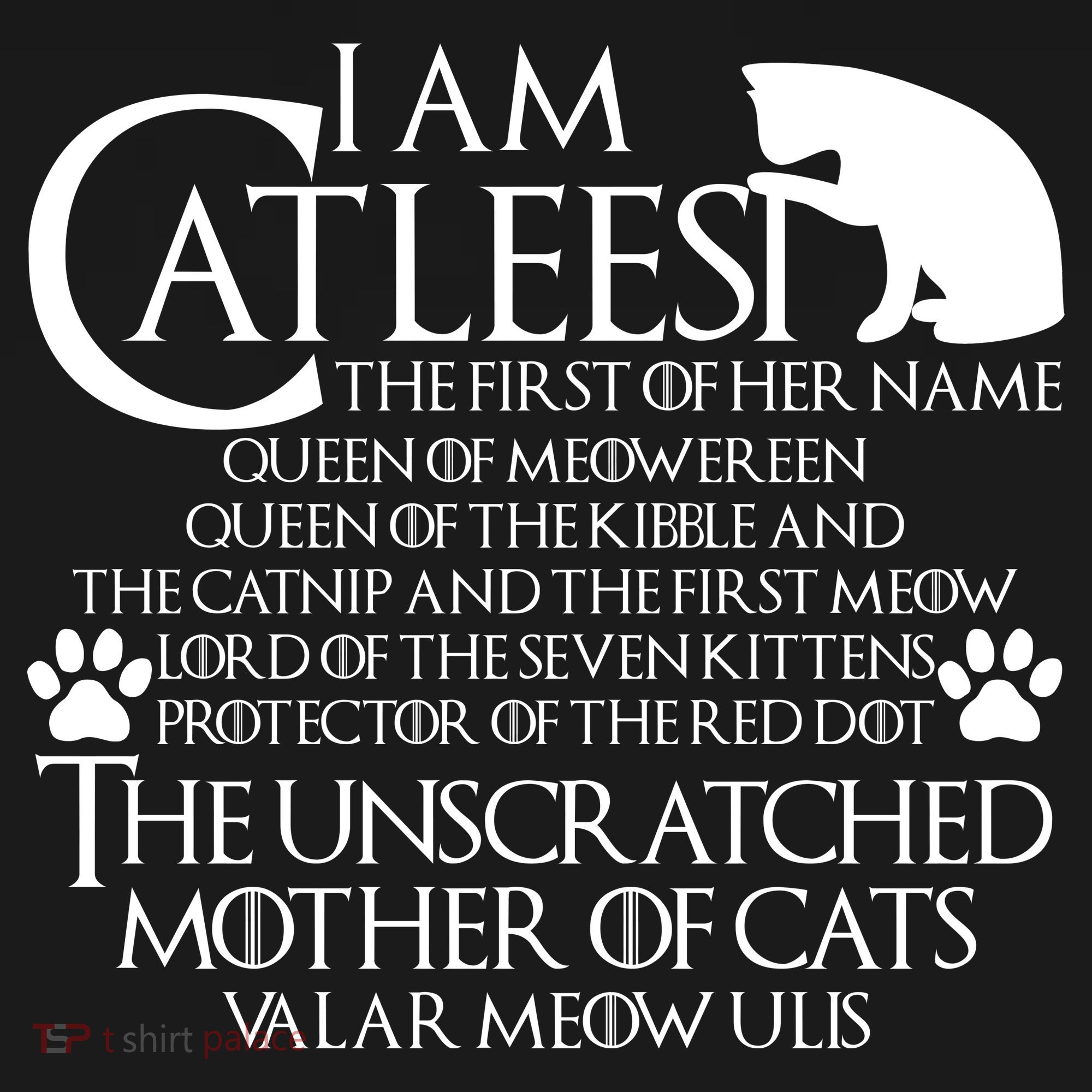I Am The Catleesi Mother Of Cats Button