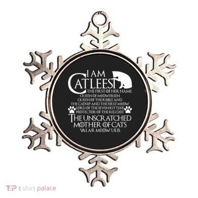 I Am The Catleesi Mother Of Cats Ornament