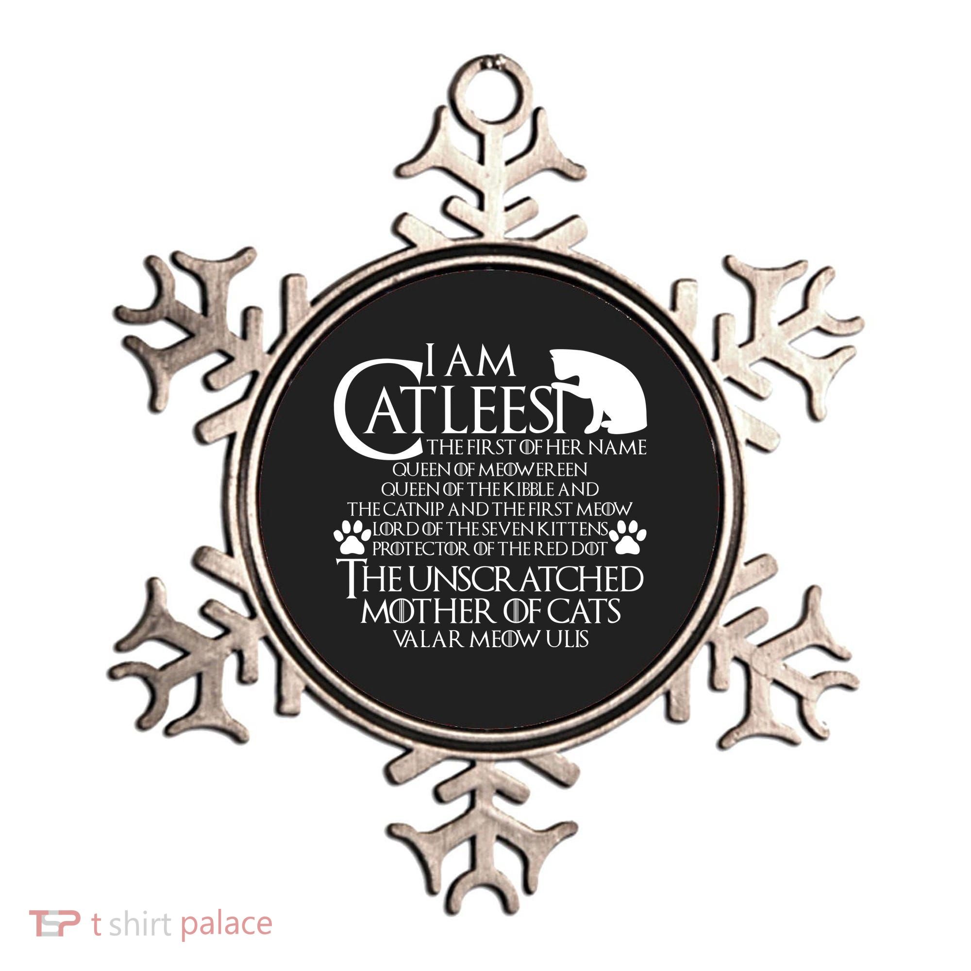 I Am The Catleesi Mother Of Cats Ornament