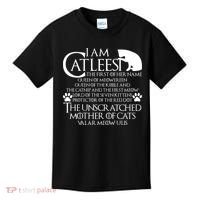 I Am The Catleesi Mother Of Cats Kids T-Shirt thumb 0