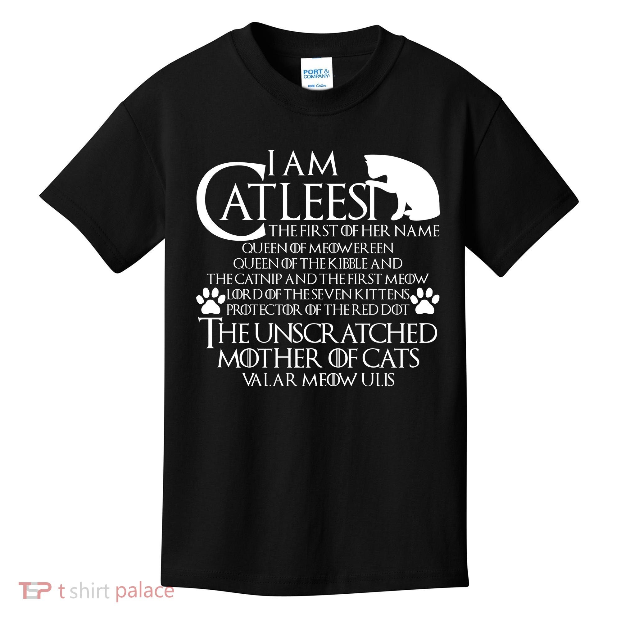 I Am The Catleesi Mother Of Cats Kids T-Shirt