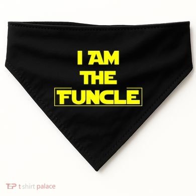 I Am The Funcle Fun Uncle USA-Made Doggie Bandana