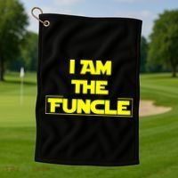 I Am The Funcle Fun Uncle Golf Towel thumb 1