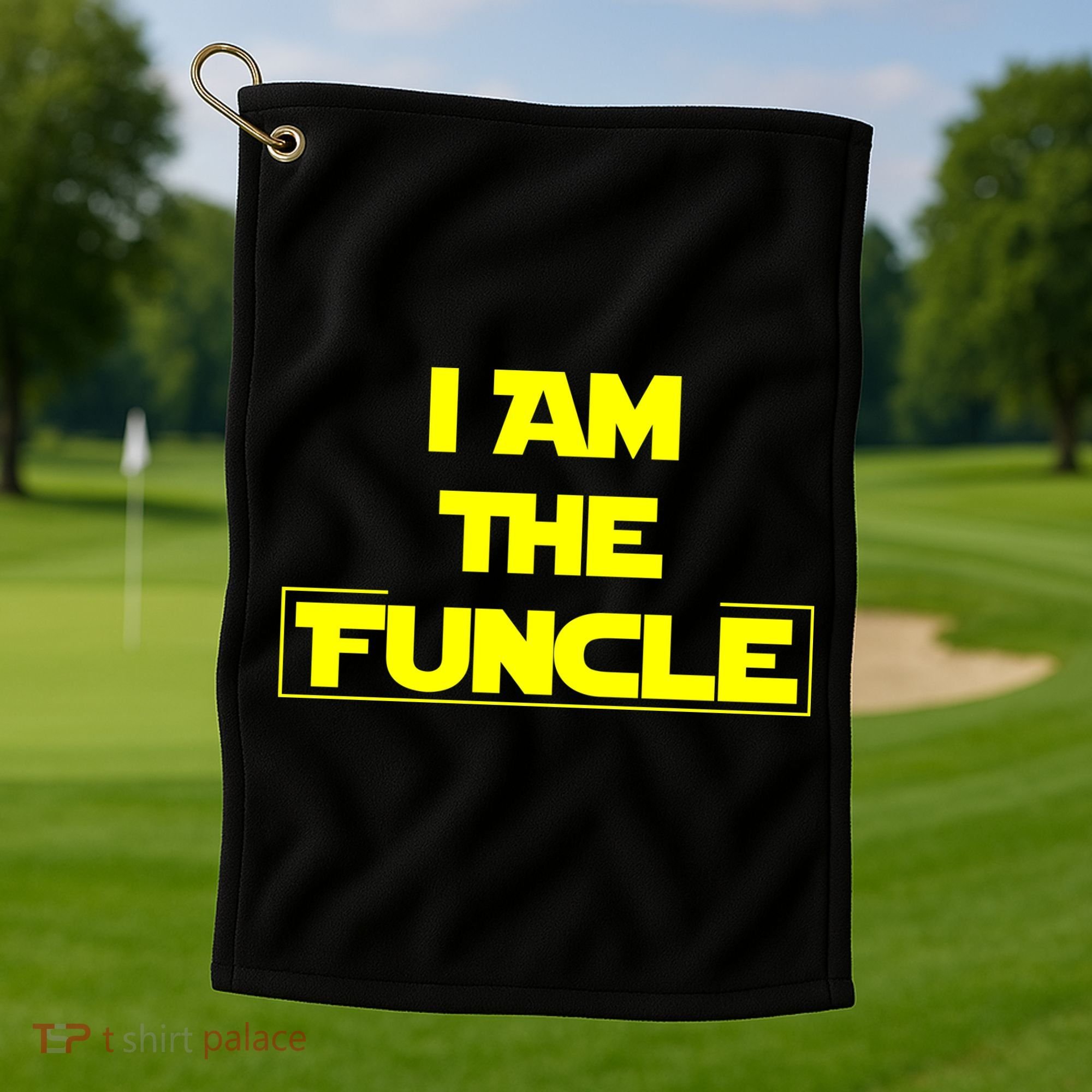 I Am The Funcle Fun Uncle Golf Towel