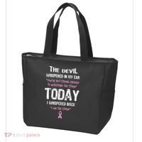 I Am The Storm Breast Cancer Quote Tote Bag thumb 3