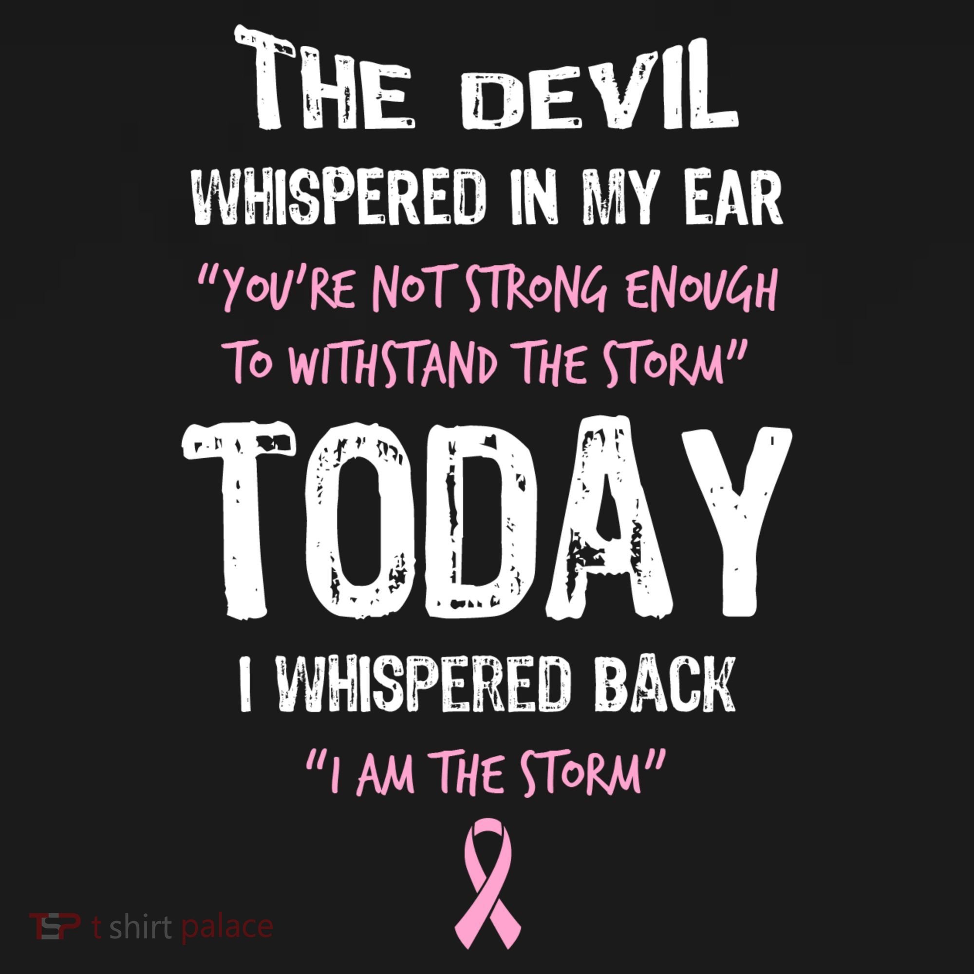 I Am The Storm Breast Cancer Quote Tote Bag